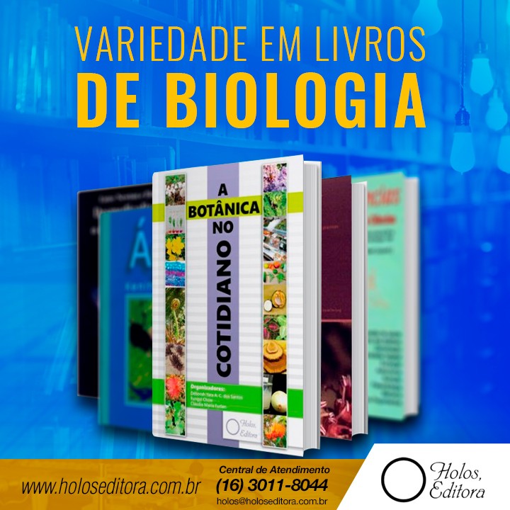 Variedade em livros de Biologia
