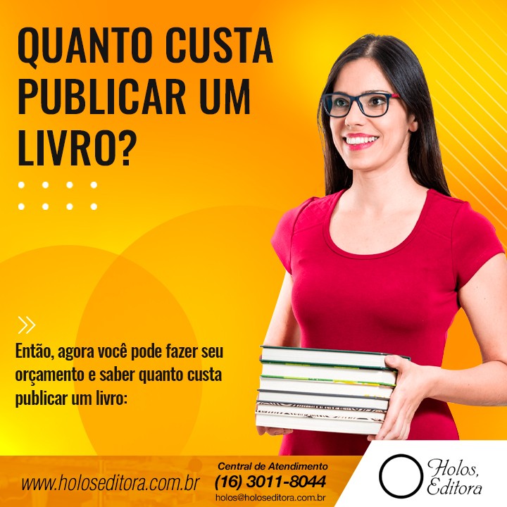Quanto custa publicar um livro?