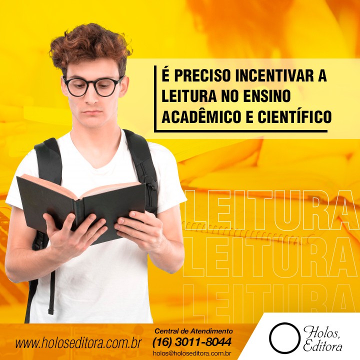 É preciso incentivar a leitura no ensino acadêmico e científico