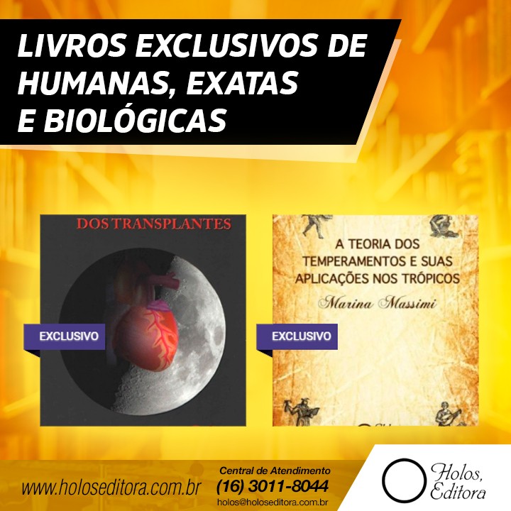 Livros exclusivos de Humanas, Exatas e Biológicas